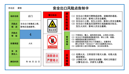 餐飲企業風險告知牌參考模板范本.ppt